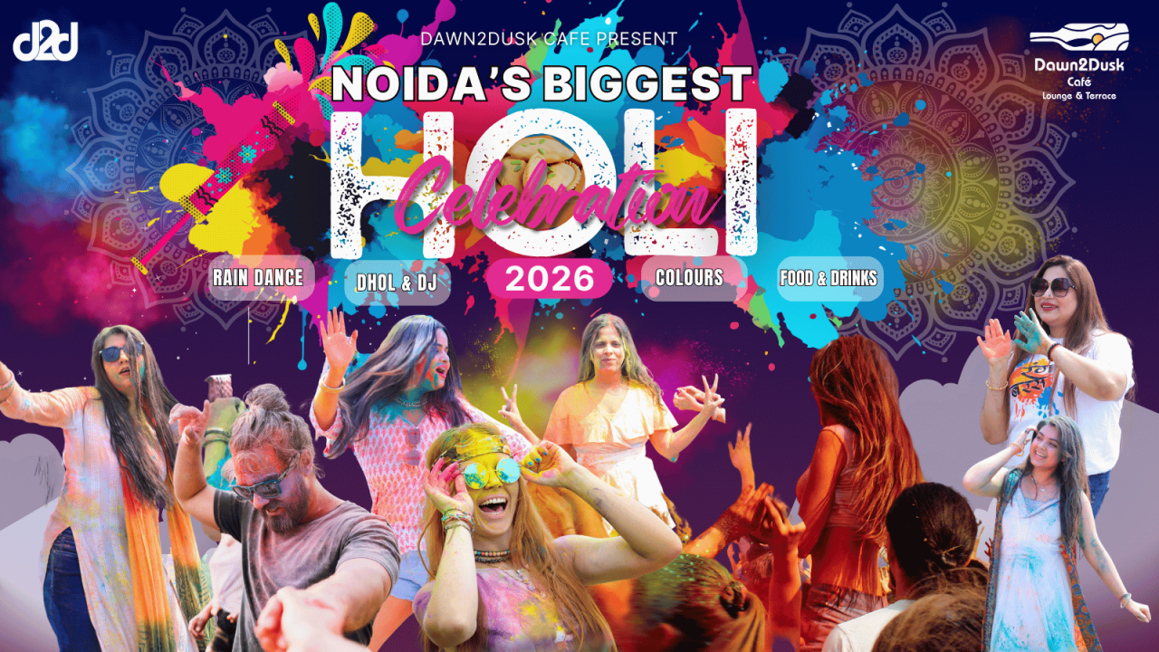 Noida's Biggest Holi Celebration