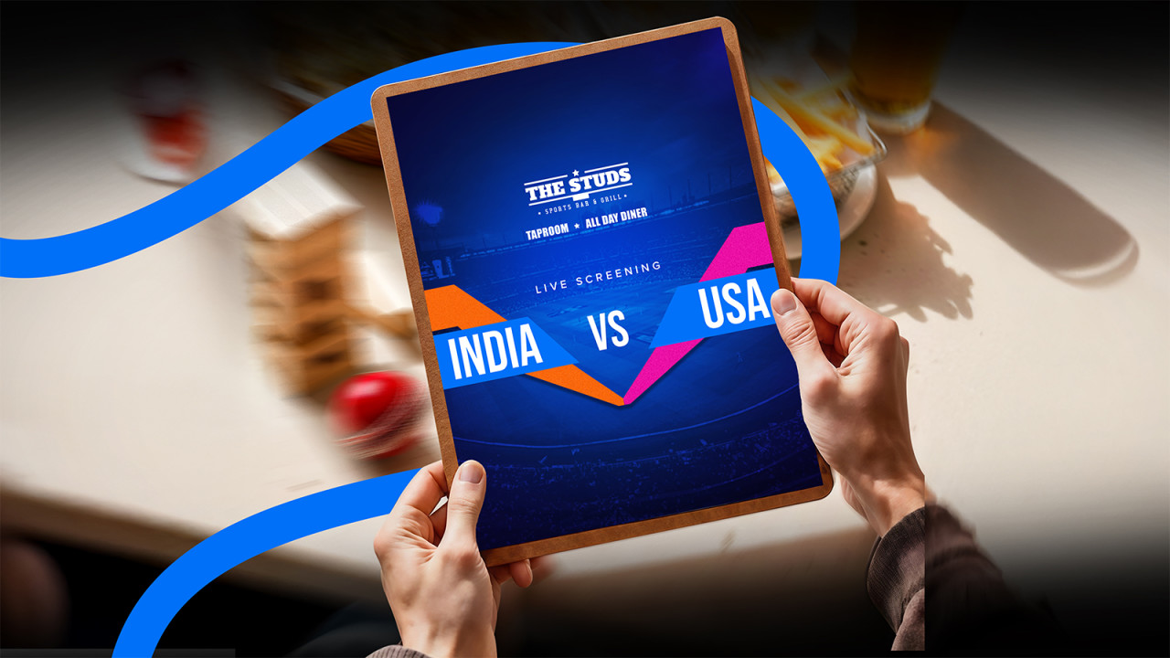 Screening of India vs USA Live at The Studs Sakinaka 