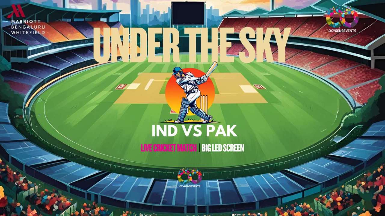 Under the sky - Screening of IND VS PAK live | LED