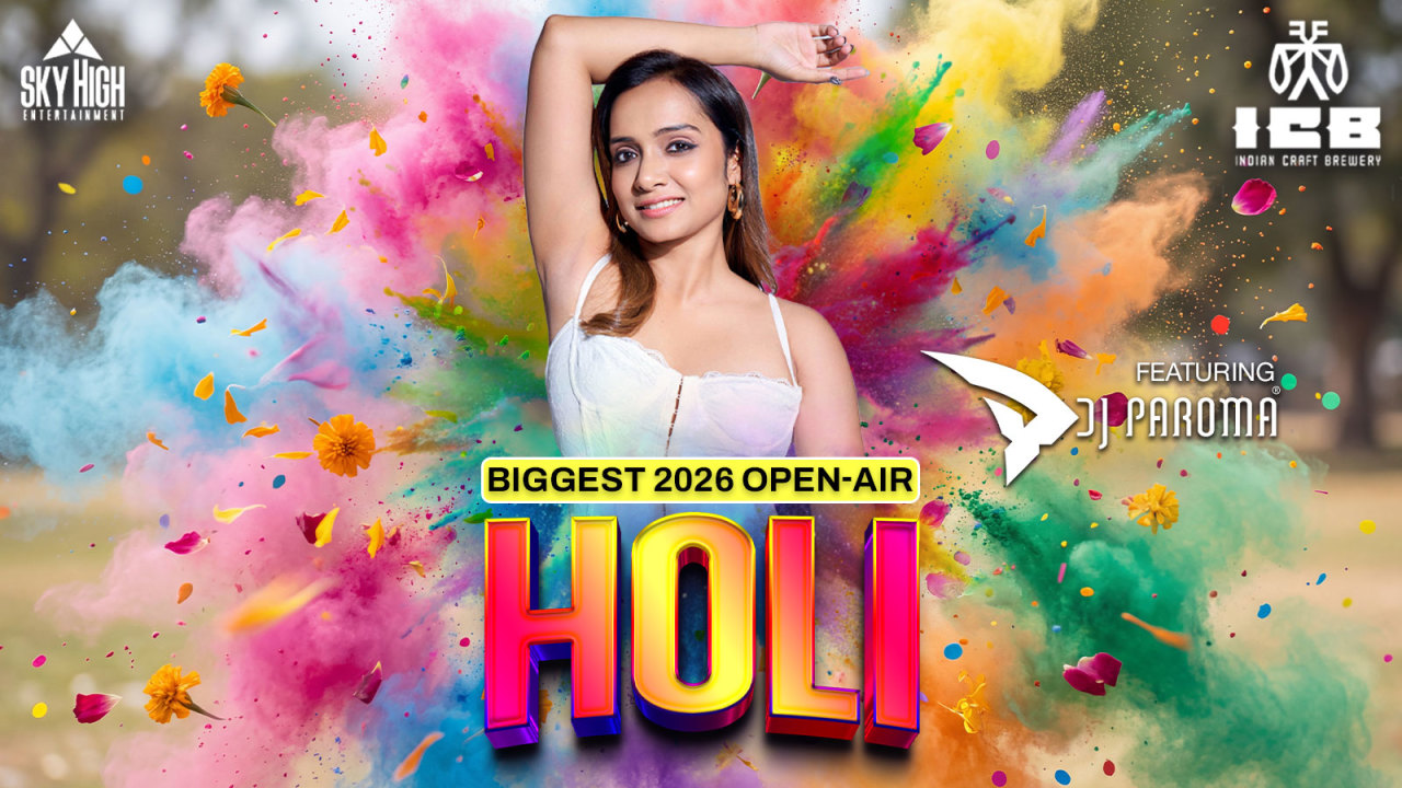 Manyata Tech Park Biggest Holi at ICB with No 1 DJ Paroma