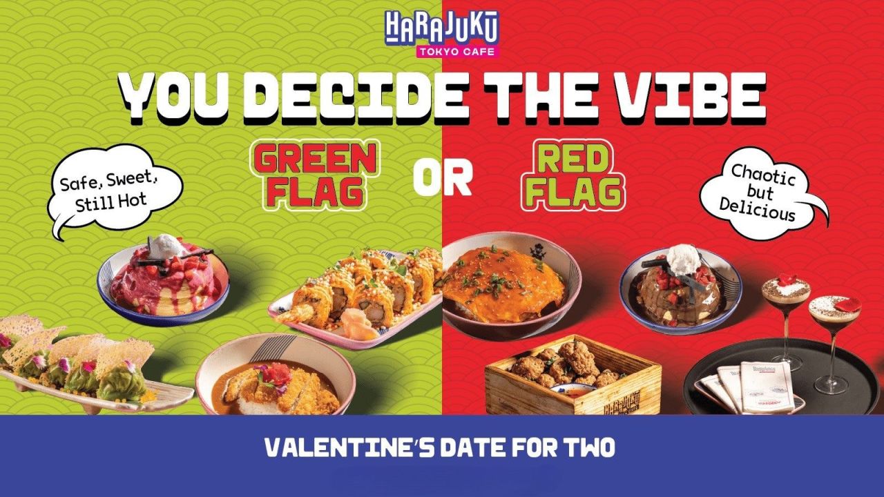 Choose Your Valentine’s Vibe: Red Flag / Green Flag — Shibuya