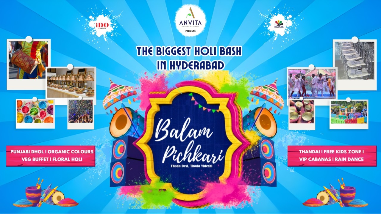 Balam Pichkari 2026 – Season 7 | Biggest Holi Celebration in Hyderabad