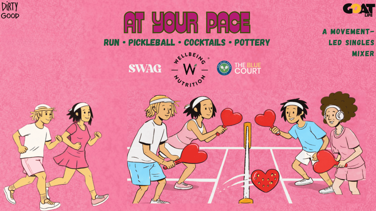 At Your Pace - Singles Mixer By Sweat Like A Girl & Blue Court