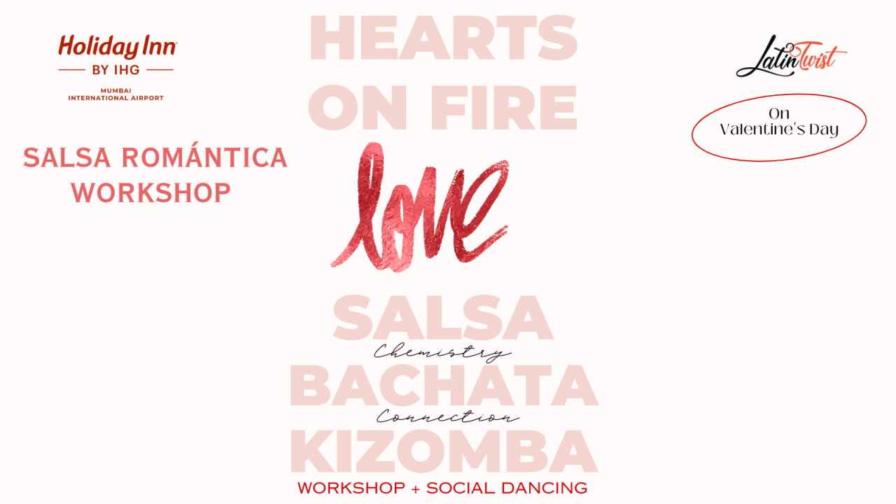 Valentine’s Latin Night at Holiday Inn - Salsa Bachata Kizomba Party