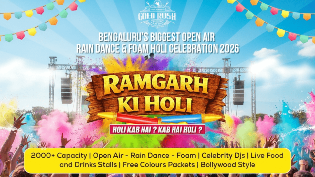 Biggest Rain Dance & Foam Open Air Holi Celebration 2026