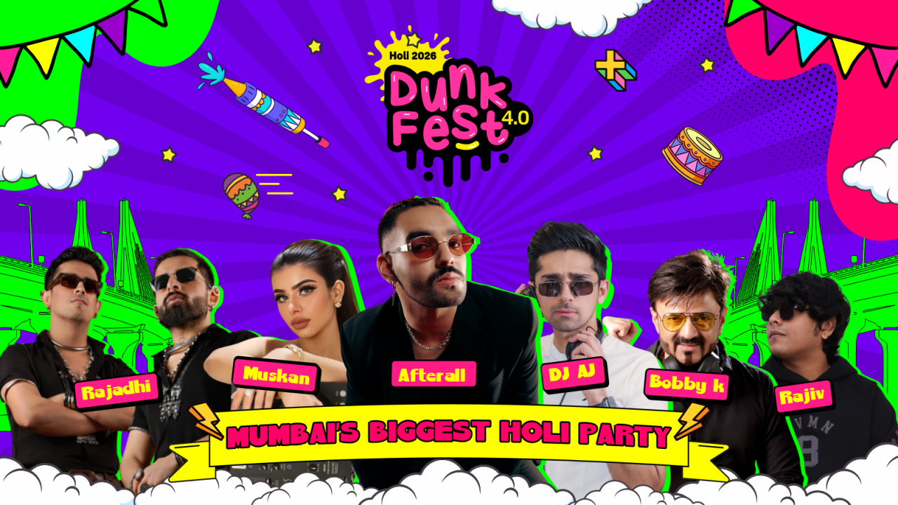 Dunk Fest 4.0 - Mumbai's Biggest Holi Party
