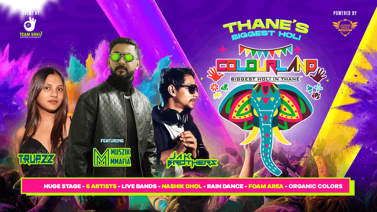 Colourland - Biggest Holi Event of Thane