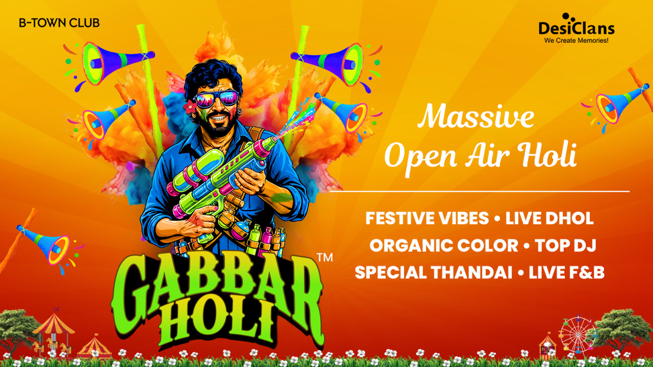 GABBAR HOLI– Palace Ground's Grand Holi