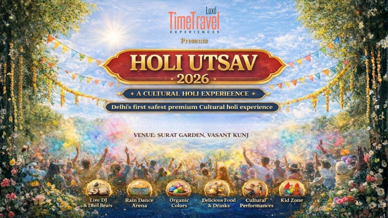 Holi Utsav 2026 - A Cultural Holi Experience in Delhi