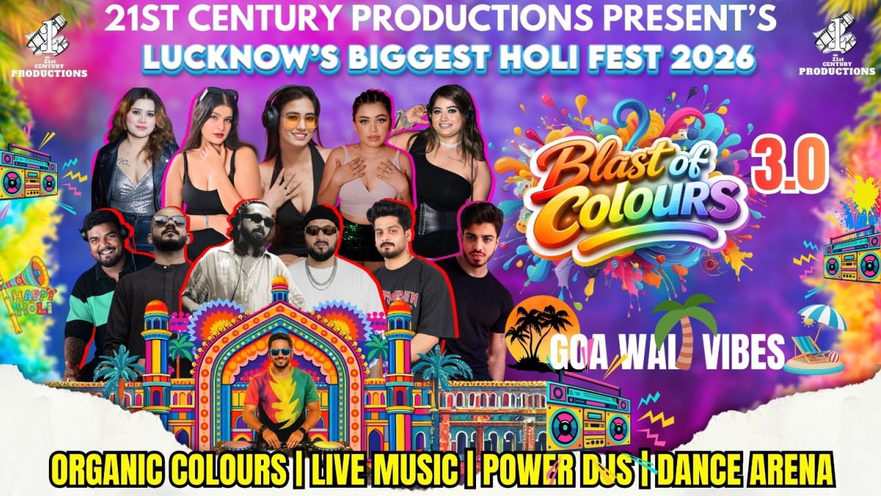 Blast Of Colours 3.0 | Lucknow Biggest Holi Fest 2026