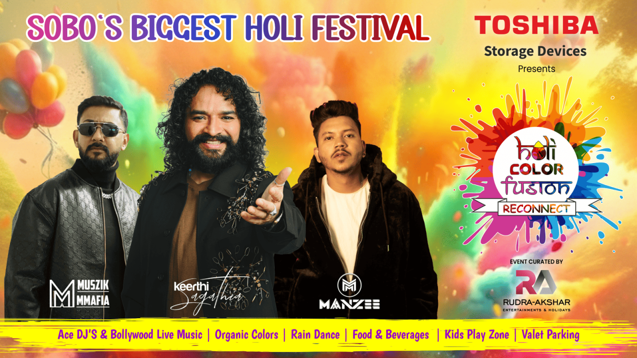 Holi Color Fusion Reconnect 26 I Mumbai's Biggest Holi Fest