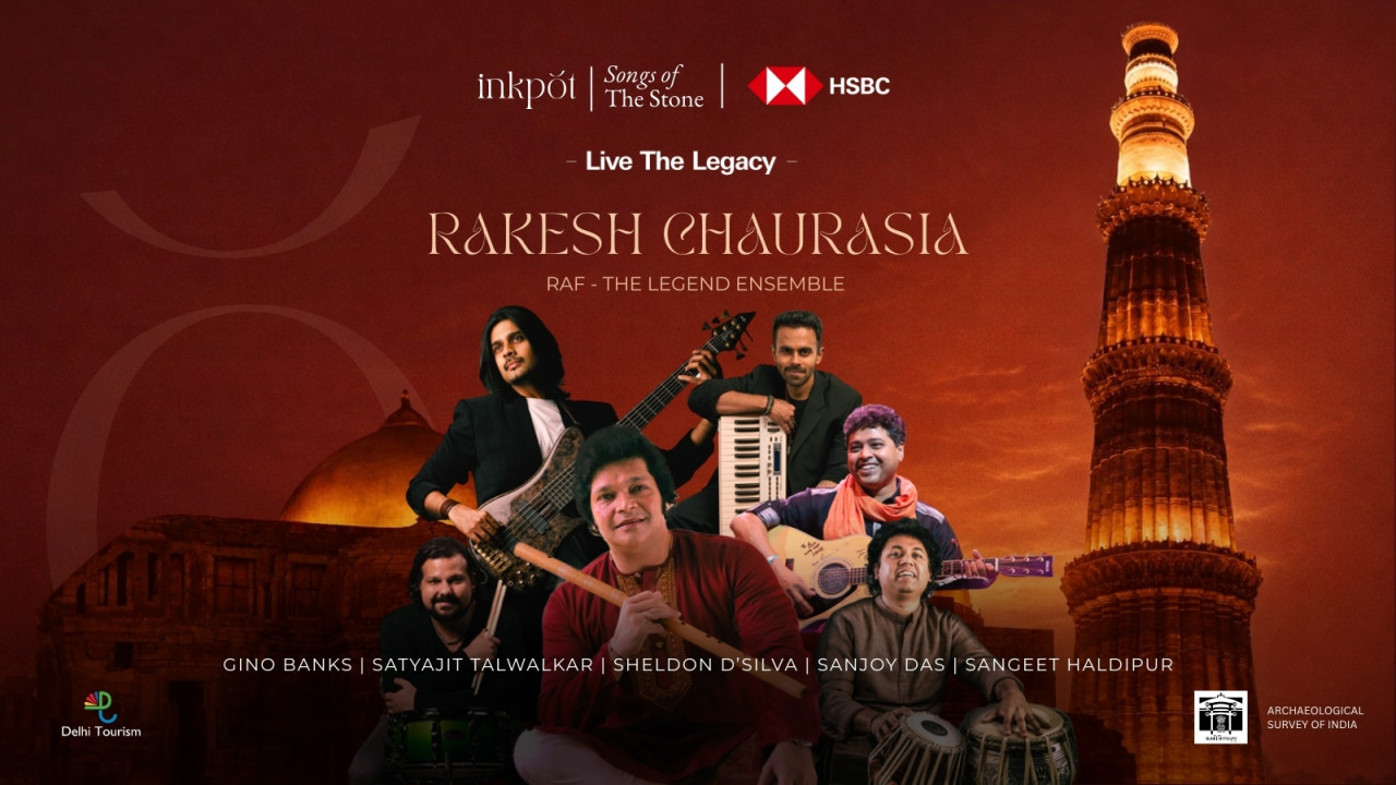 Songs of The Stone - Rakesh Chaurasia at Qutub Minar