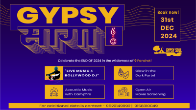 New Year’s Eve at Gypsy Soul Panshet | NY2025