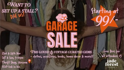 GARAGE SALE BY BCC