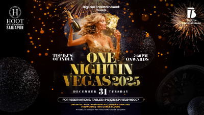 One Night In Vegas 2025 | NY2025 – Hoot Cafe & Brewery | NY2025
