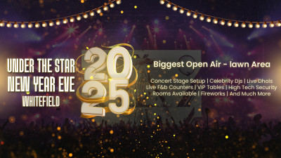 Under the Stars 2025 – Biggest Lawn Area – Open Air NYE Party. | NY2025