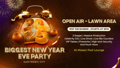 Biggest Lawn Area – Ballroom NYE Party 2025 | NY2025