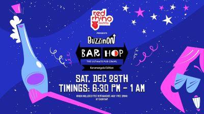 BuzzinON Bar Hop- Koramangala Edition | NY2025
