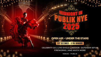 Under the Stars – Biggest New Year Eve Party 2025 at Publik | NY2025