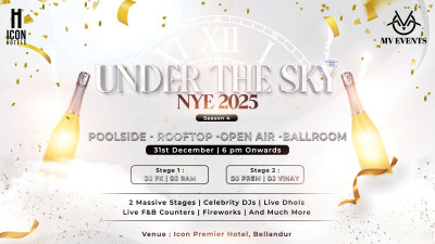 BIGGEST POOLSIDE – OPEN AIR – ROOFTOP – BALLROOM NYE 2025 PARTY | NY2025