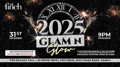 Glam N Glow 2025: New Year Party Destination at Finch! | NYE Bash | NY2025