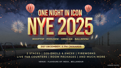 GRAND NEW YEAR EVE 2025 PARTY | ROOFTOP-POOLSIDE-OPEN AIR-BALLROOM | NY2025