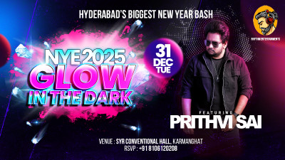 NYE 2025 “Glow in the Dark” Feat. DJ Prithvi Sai  | NY2025