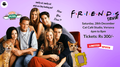 Friends Trivia Night at Cat Café Studio, Mumbai! | NY2025