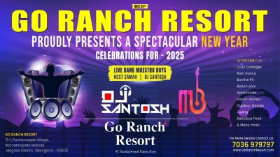 Go Ranch Resort New Year Celebrations  | NY2025