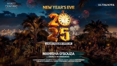 Poolside New Year’s Eve 2025 at Hyatt Centric, MG Road | NY2025