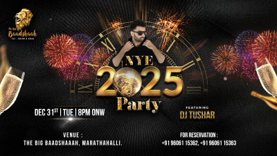BAADSHAAH NYE 2025 PARTY | NY2025