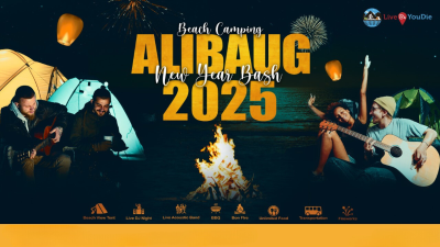 NYE Alibaug Beach Camping By LiveB4YouDie | NY2025
