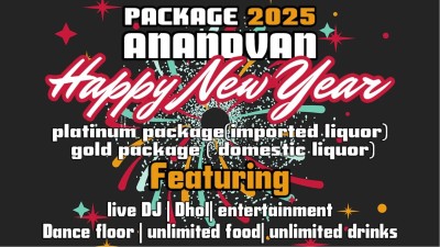 Celebrate New Year Eve at ANANDVAN, Surajkund, Faridabad | NY2025