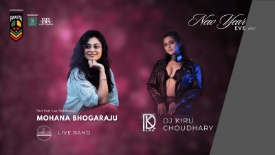 NYE Bash 2025: Mohana Bhogaraju and DJ Kiunx at Raasta  | NY2025