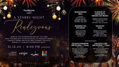 A Starry Night Rendezvous – New Year’s Eve 2024 at The Westin Hyderabad Mindspace | NY2025