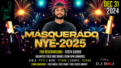 The Masquerade New Year Party @ J Restobar | NY2025