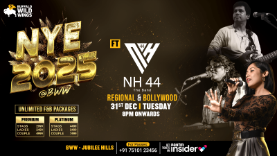 New Year Celebrations At BWW Jubilee Hills | Ft. NH 44 Band | NY2025