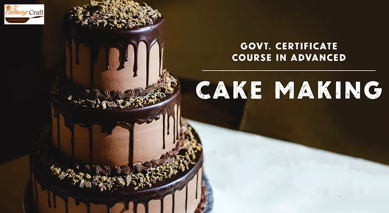 Government Certificate Course in Advanced Cake Making (7 DAYS)