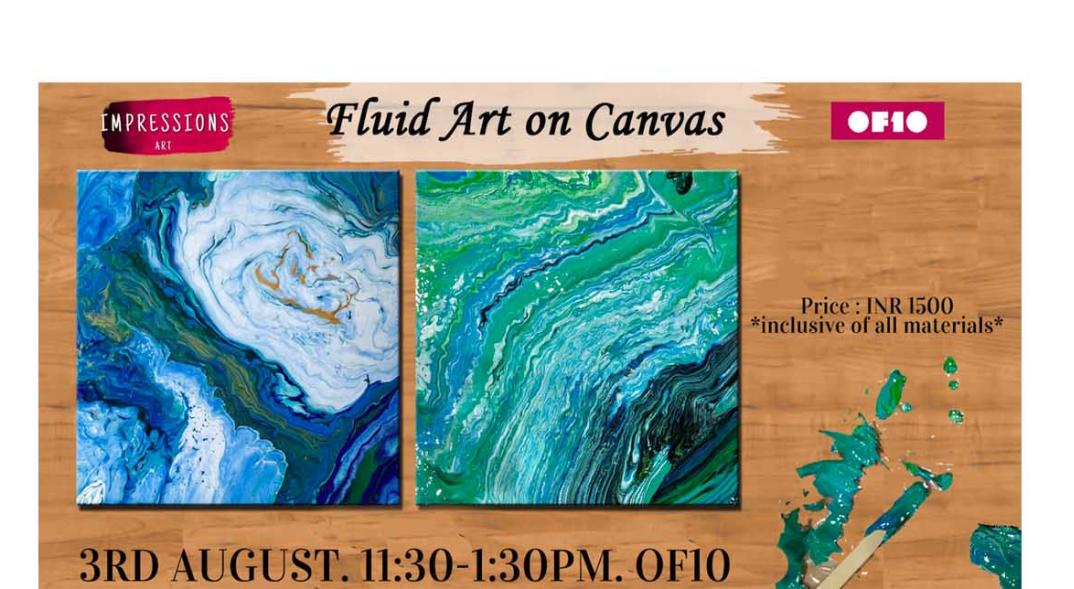 Fluid Art on Canvas