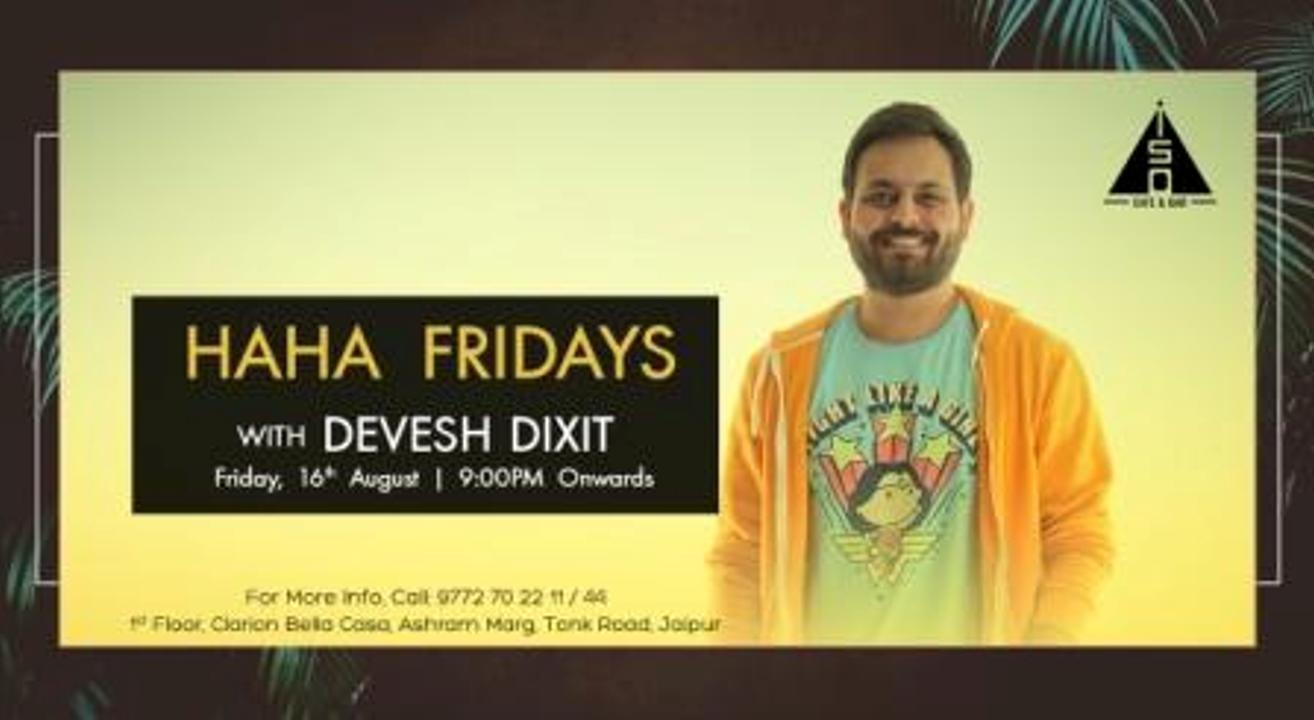 Devesh Dixit Live at Iso Cafe and Bar