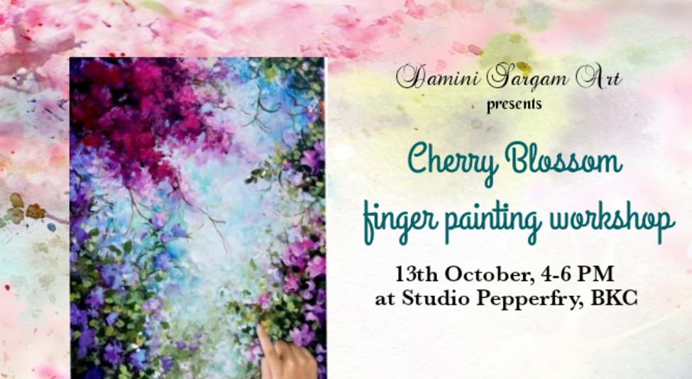 "Cherry Blossom" finger painting workshop