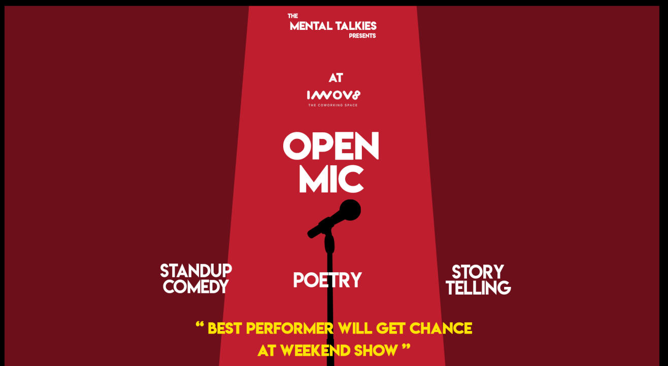 Open Mic-Stand up Comedy, Poetry, Storytelling