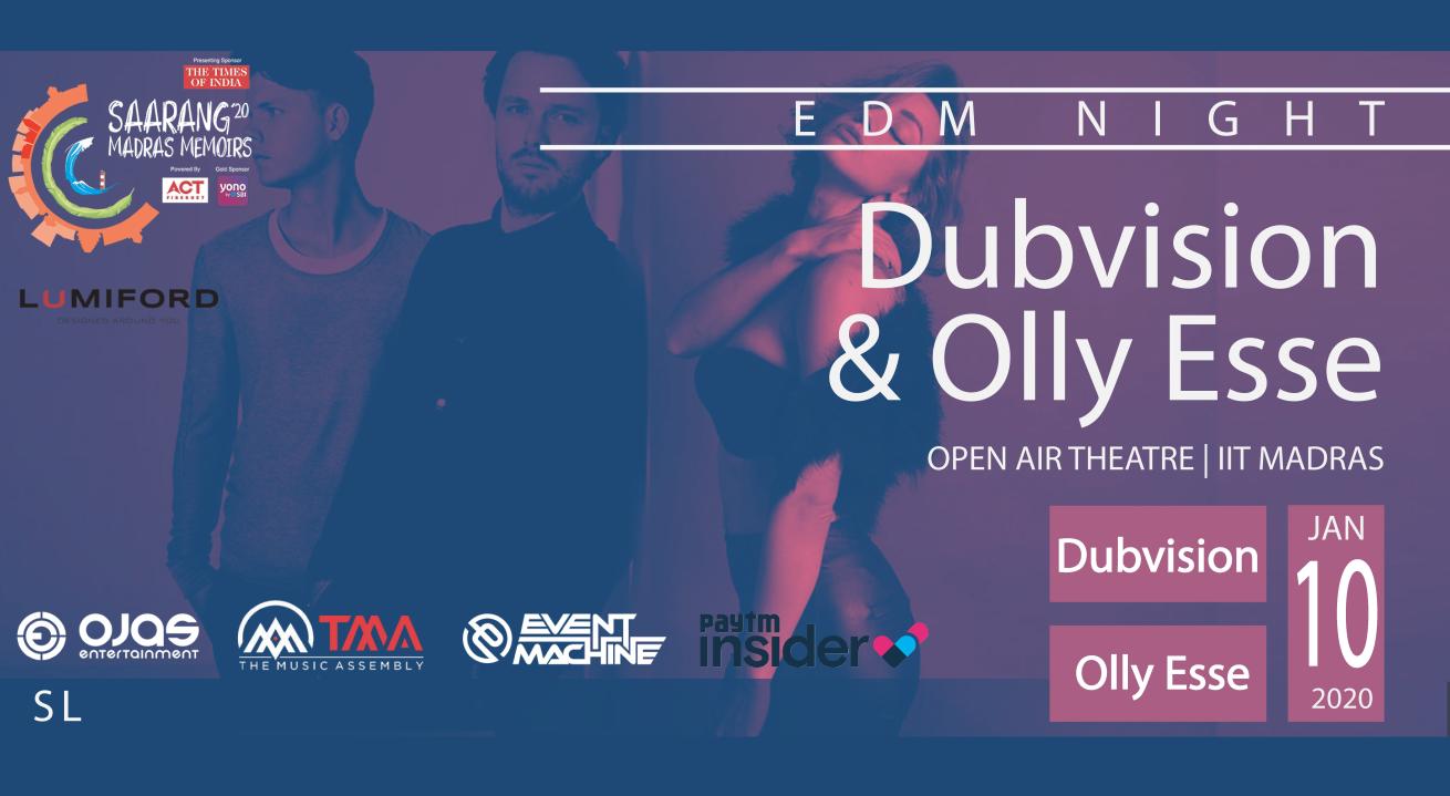 DubVision & Olly Esse live at Saarang, IIT Madras