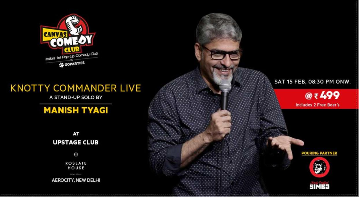 Canvas Comedy Club Is Back With Stand Up Comedy with Manish Tyagi