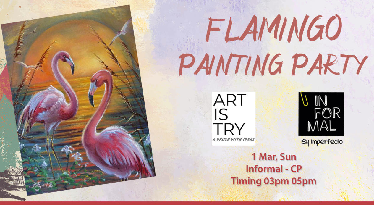 Flamingo Painting Party