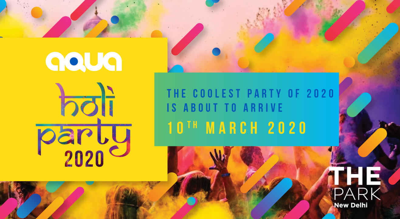 Holi Party 2020 @ Aqua, The Park Hotel