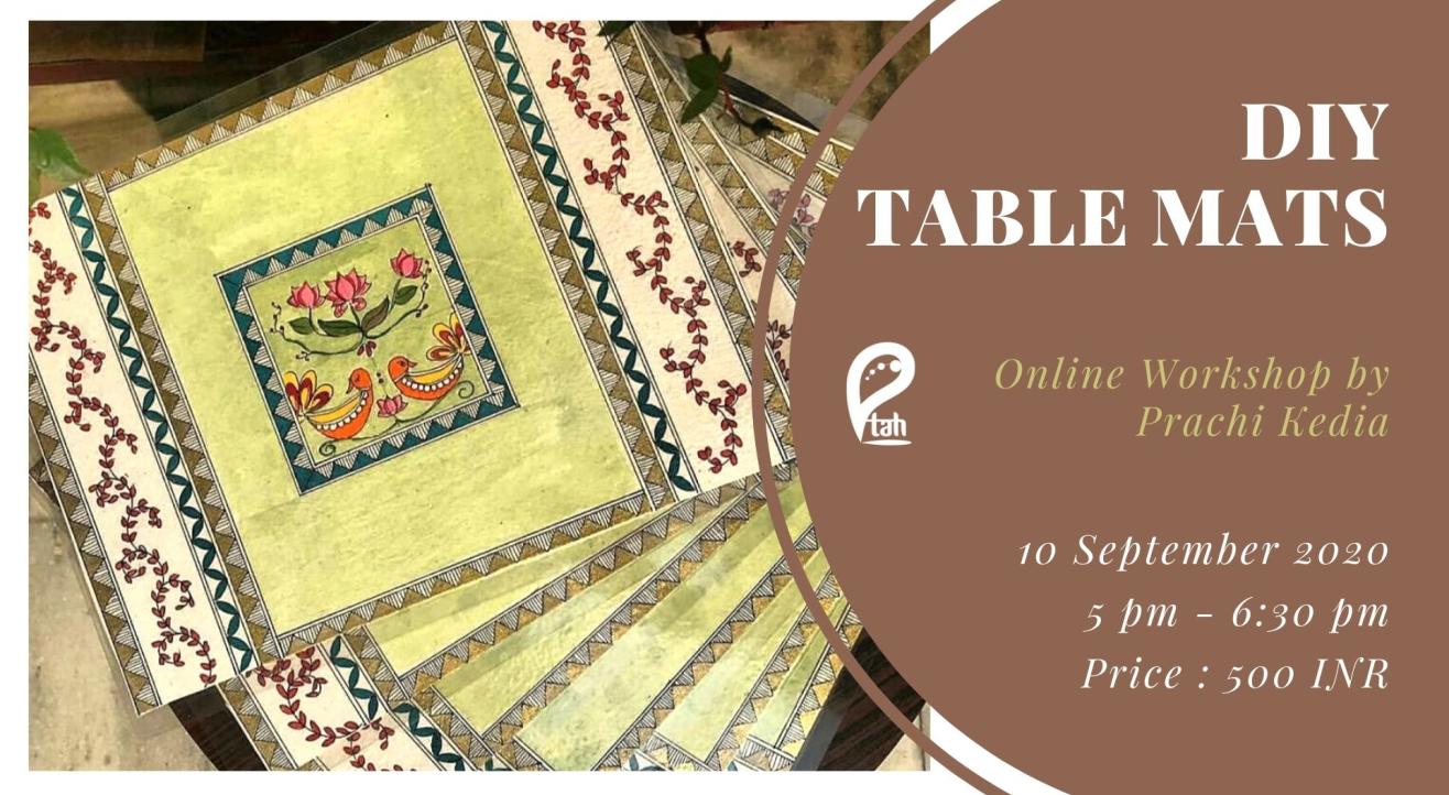 DIY Table Mats : Online Workshop