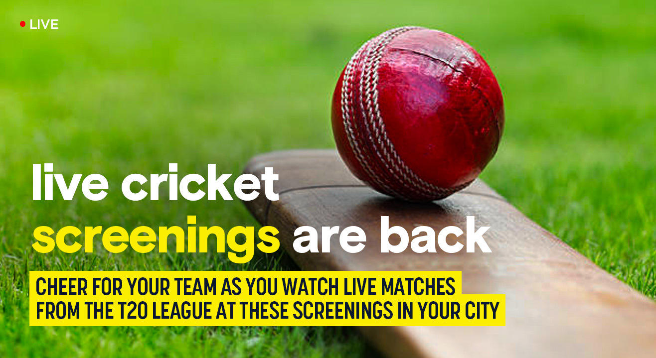 Just like the good ol' days! Watch IPL 2022 on the big screen at these screenings