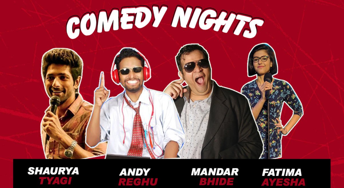 Comedy Nights ft. Shaurya, Andy, Mandar & Fatima. 