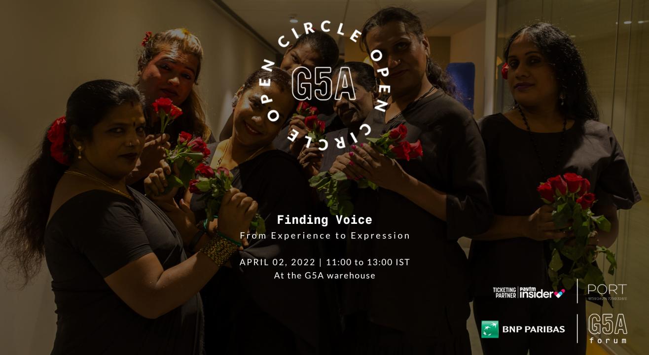 G5A Open Circle: Finding Voice | From Experience to Expression